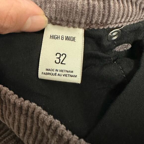 BDG High and Wide Faded Purple Corduroy Wide Leg Pants Size 32 - Picture 3 of 7